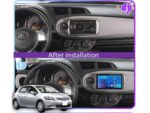 Штатна магнітола Toyota Yaris Vitz FORS.auto FS 1 LITE - вигляд збоку