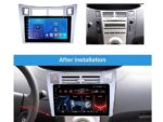 Штатна магнітола FORS auto Toyota Yaris/Vitz/Platz - вигляд збоку