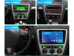 Штатна магнітола FORS.auto FS 1 LITE для Skoda Octavia (2004-2014) - вигляд збоку