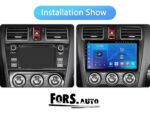 Штатна магнітола FORS.auto FS 1 LITE для Subaru Impreza/Forester (2012-2015) - вигляд збоку