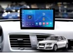 Штатна магнітола FORS auto Audi Q3 2013-2018 в салоні автомобіля