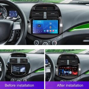 Штатна магнітола FORS auto Chevrolet Spark/Beat/Daewoo Matiz - вигляд збоку