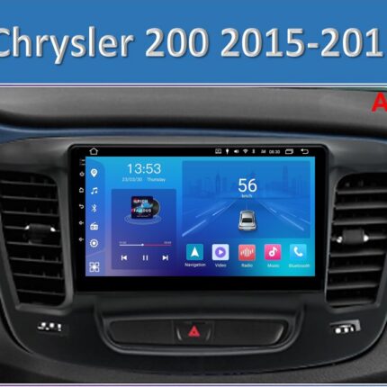 Штатна магнітола FORS auto Chrysler 200 (2015-2017) – вигляд збоку