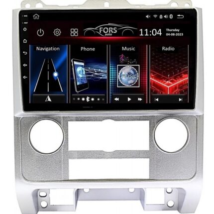 Штатна магнітола FORS.auto FS 1 LITE для Ford Escape (1+32Gb, 9", silver) 2007-2012