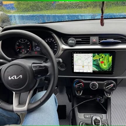 Штатна магнітола Kia Rio FORS auto FS 1 LITE – вигляд збоку