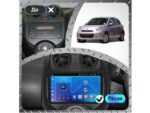 Штатна магнітола FORS.auto FS 1 LITE для Nissan March – вигляд збоку