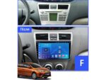 Штатна магнітола FORS.auto для Toyota Vios з можливістю підключення камер