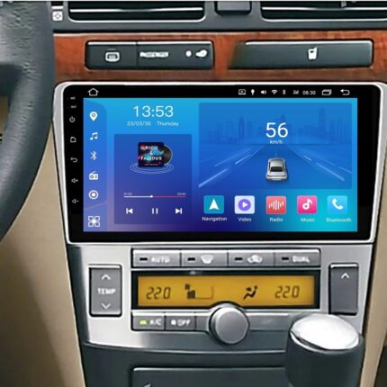 Штатна магнітола FORS.auto FS 1 LITE для Toyota Avensis вигляд збоку