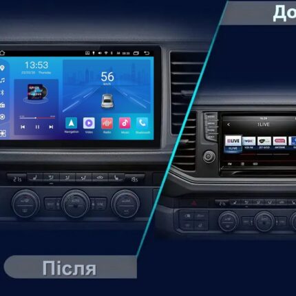 Штатна магнітола FORS.auto FS 1 LITE для Volkswagen Amarok - вигляд збоку