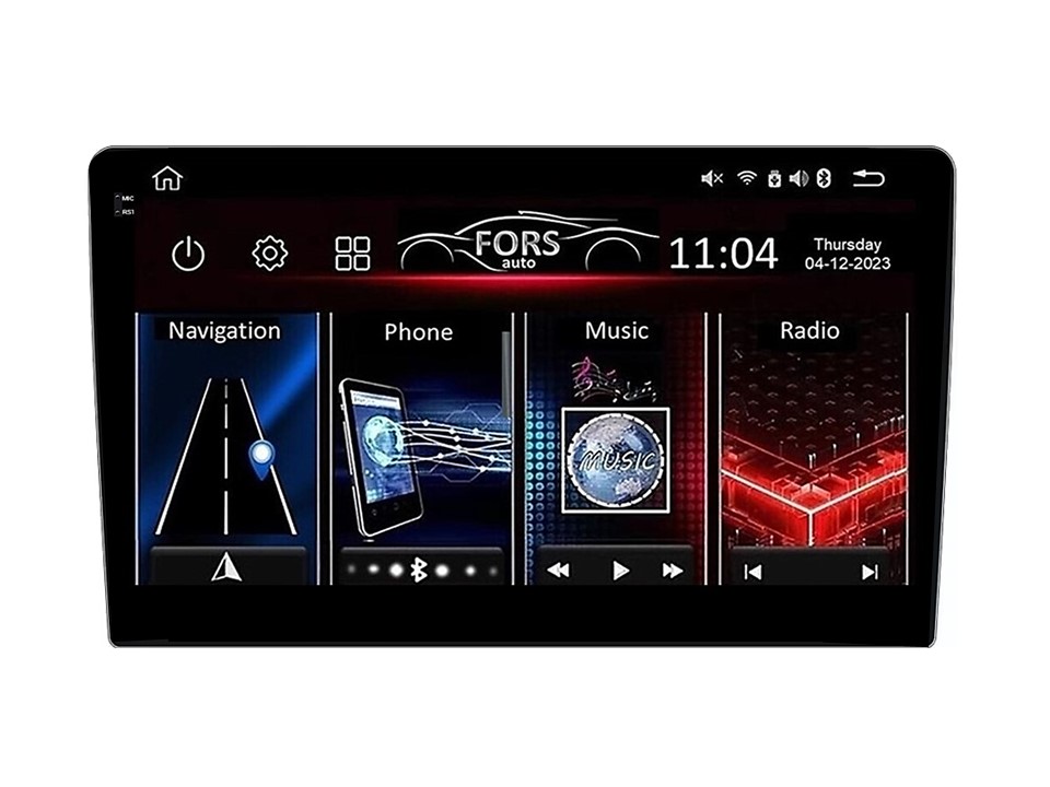 Штатна магнітола FORS.auto FS 4 MAX Qled для Peugeot 307 (4+32Gb, 9") 2001-2008 Магнітола Peugeot 307 FORS auto