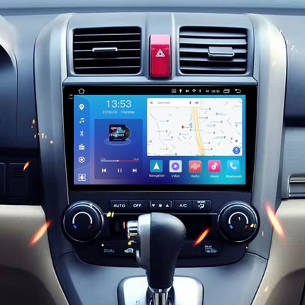 Штатна магнітола FORS.auto FS 4 MAX Qled для Peugeot 307 в інтер'єрі