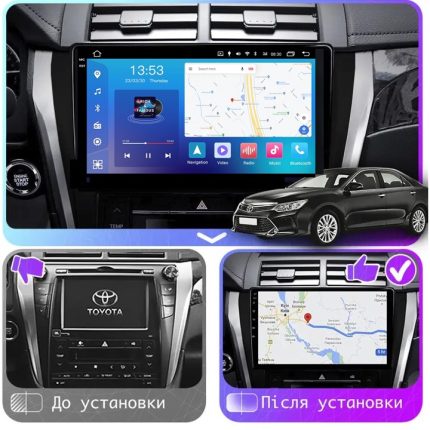 Штатна магнітола FORS.auto FS 4 MAX QLed для Toyota Camry