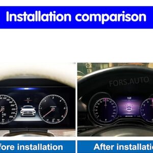 Приладова панель FORS.auto Mercedes Benz GLS 2016-2019 в інтер'єрі