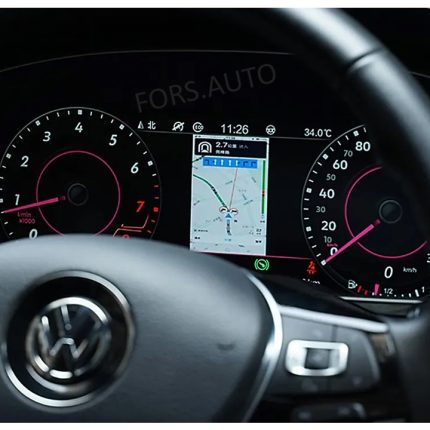 Приладова панель FORS.auto для VW Jetta 2012-2018 в інтер'єрі авто