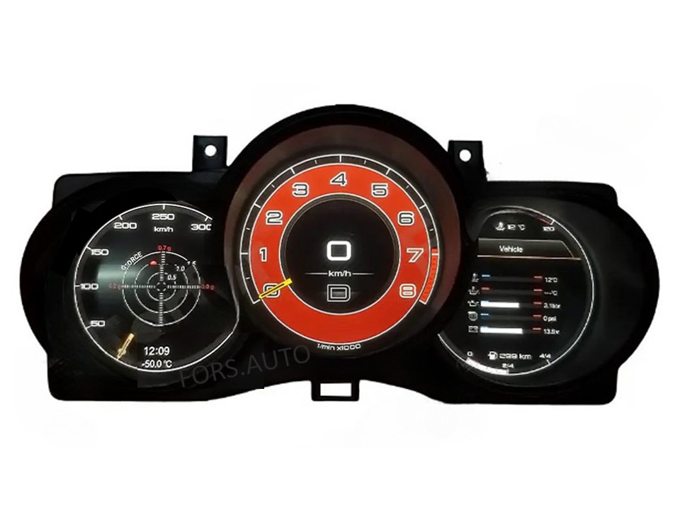 Приладова панель FORS.auto для Porsche Boxster 982, 982C 2016-2022 Приладова панель Porsche Boxster 982