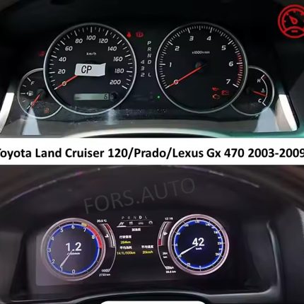 Приладова панель Toyota Land Cruiser Prado 120 FORS.auto в інтер'єрі