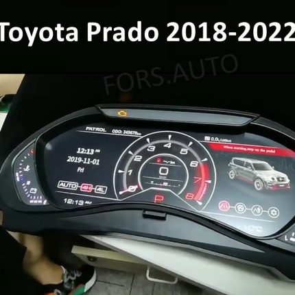 Приладова панель Toyota Prado FORS.auto в інтер'єрі