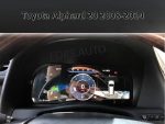 Приладова панель FORS.auto для Toyota Alphard 20 2008-2014 – вигляд в інтер'єрі