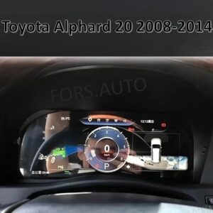 Приладова панель FORS.auto для Toyota Alphard 20 2008-2014 – вигляд в інтер'єрі