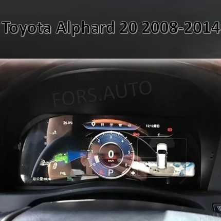 Приладова панель FORS.auto для Toyota Alphard 20 2008-2014 – вигляд в інтер'єрі
