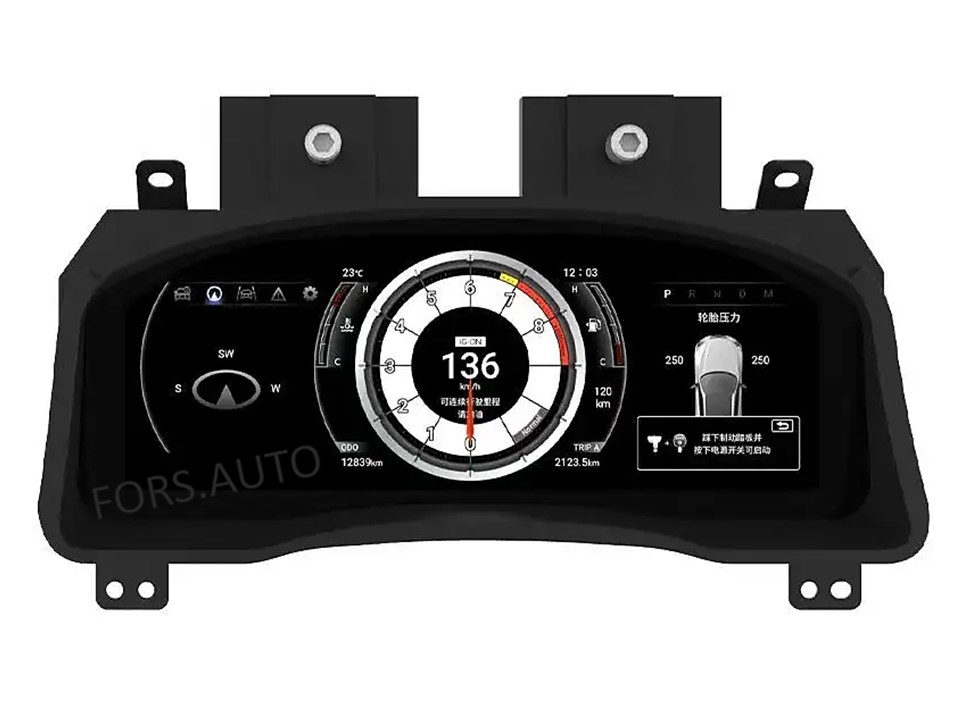 Приладова панель FORS.auto для Toyota Prado 2004-2009 Приладова панель Toyota Prado FORS auto
