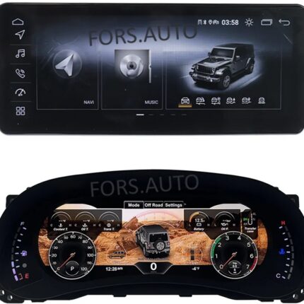 Приладова панель FORS.auto для Jeep Wrangler (подвійний екран) 2011-2018