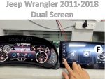 Приладова панель FORS.auto для Jeep Wrangler (подвійний екран) 2011-2018