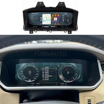 Цифрова приладова панель FORS.auto в інтер'єрі Land Rover Discovery 5