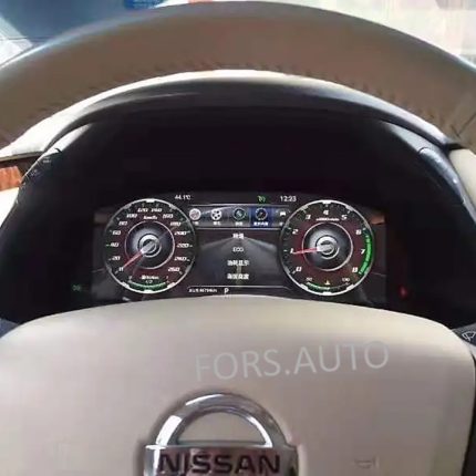 Приладова панель FORS.auto для Infiniti QX80 2015-2019 – вигляд в інтер'єрі
