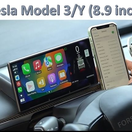 Приладова панель Tesla Model 3 FORS.auto в інтер'єрі