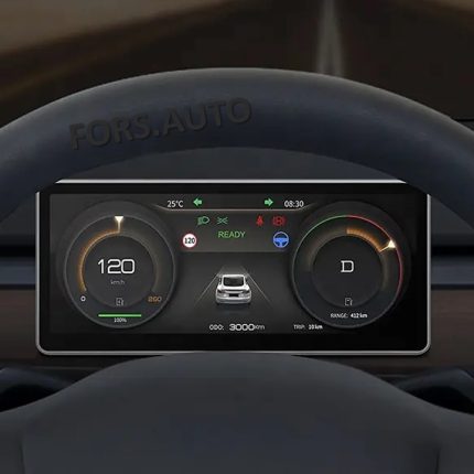Приладова панель FORS.auto для Tesla Model 3 в інтер'єрі