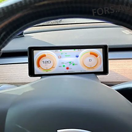 Приладова панель FORS.auto для Tesla Model 3 в інтер'єрі