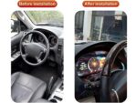 Приладова панель Mitsubishi Pajero JK FORS.auto в інтер'єрі авто