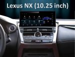Штатна магнітола FORS.auto для Lexus NX U8C (8+64Gb, 10.25") 2018-2021 в інтер'єрі авто