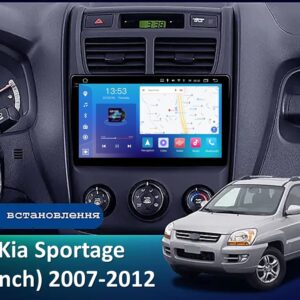 Штатна магнітола FORS.auto FS 2 PRO для Kia Sportage (2+32Gb, 9") 2007-2012