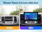 Штатна магнітола FORS.auto FS 1 LITE для Nissan Teana 2008-2012 - вигляд збоку