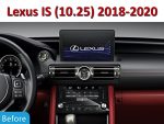 Штатна магнітола Lexus IS FORS.auto для Lexus IS U8C (2018-2020) в інтер'єрі авто