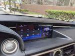 Штатна магнітола FORS.auto для Lexus IS U8K (8+64Gb, 10.25") 2013-2017 в інтер'єрі авто