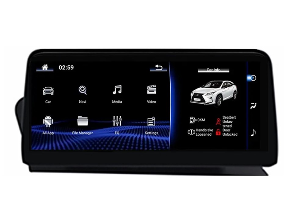 Штатна магнітола FORS.auto для Lexus RX U8K (8+64Gb, 12.3") 2009-2015 Штатна магнітола Lexus RX