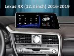 Штатна магнітола Lexus RX FORS.auto (2016-2019) - вигляд збоку