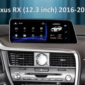 Штатна магнітола Lexus RX FORS.auto (2016-2019) - вигляд збоку