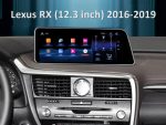 Штатна магнітола FORS.auto для Lexus RX U8K (2016-2019) в інтер'єрі авто