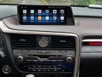 Штатна магнітола FORS.auto для Lexus RX в інтер'єрі авто