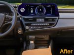 Штатна магнітола Lexus ES 2022 FORS.auto – вигляд збоку