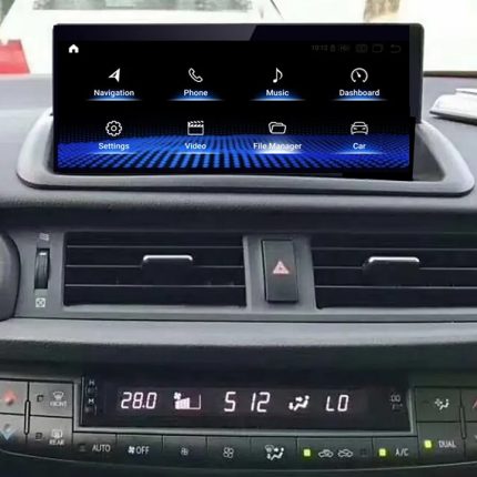 Штатна магнітола FORS.auto для Lexus CT U8L (8+64Gb, 10.25") 2012-2020