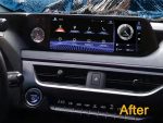 Штатна магнітола FORS.auto для Lexus UX в інтер'єрі авто