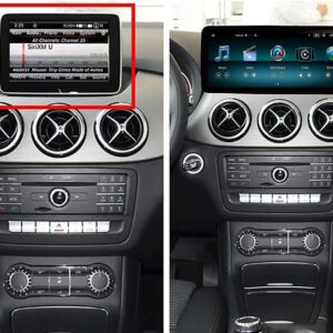 Головна Штатна магнітола FORS.auto для Mercedes-Benz B-Class NTG 4.5 (W246) в інтер'єрі авто