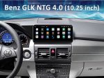 Штатна магнітола Mercedes GLK Class FORS.auto (X204) 2009-2012 – вигляд збоку
