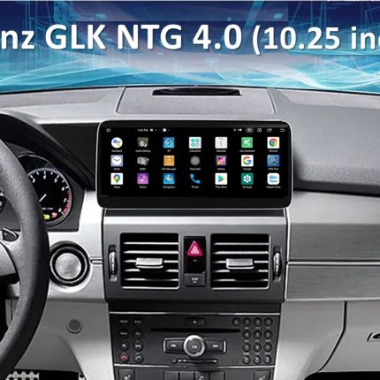 Штатна магнітола Mercedes GLK Class FORS.auto (X204) 2009-2012 – вигляд збоку