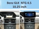 Штатна магнітола FORS.auto для Mercedes Benz GLK Class X204 – вигляд збоку